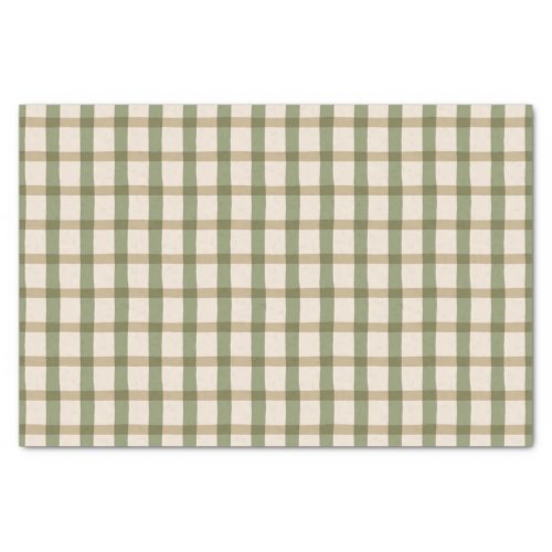 Country Cottage Plaid Tissue Paper