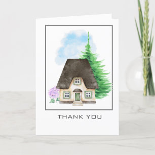 Country Cottage Realtor or Mortgage Thank You Card