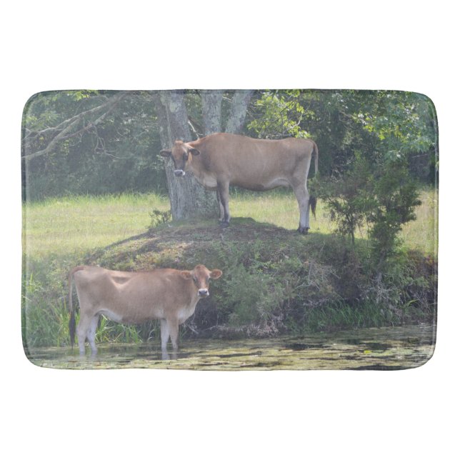 Country Cow Bath Mat (Front)