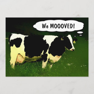 Country Cow Housewarming Party Invitation