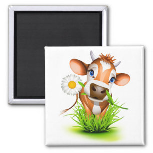 Country Cow Magnet