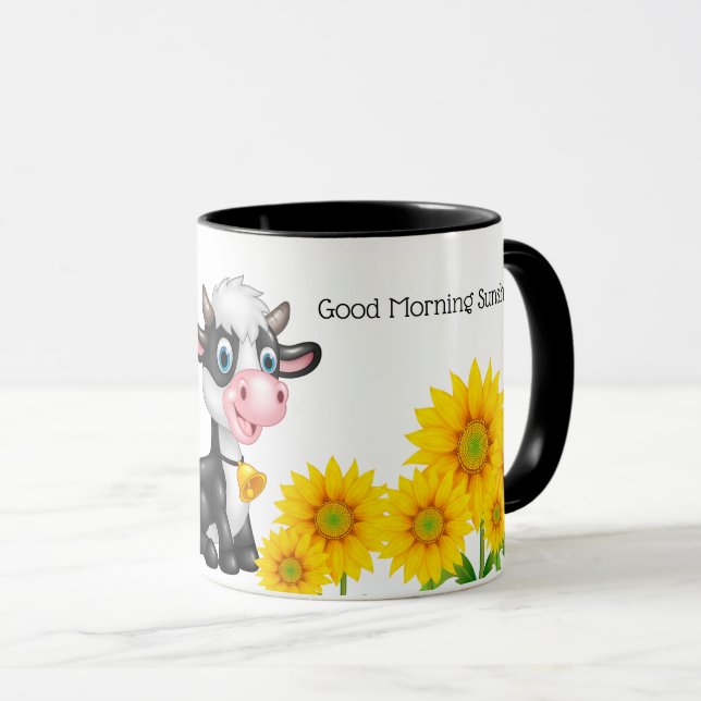 Country Cow Mug (Front Right)