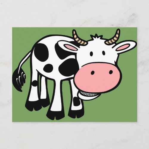 country cow postcard
