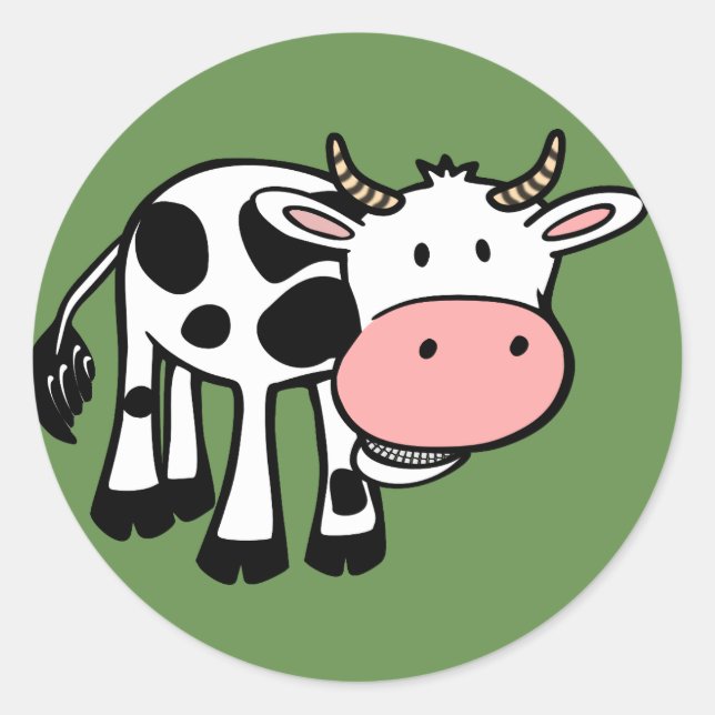 country cow stickers (Front)