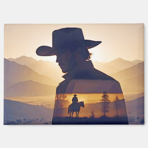 Country Cowboy Adventure Outdoors Nature Escape Magnet