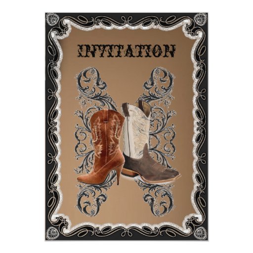 Boots Wedding Invitations 10