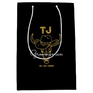 Country Cowboy Personalized Groomsmen Monogram