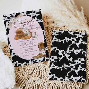 Country Cowgirl Baby Shower Invitation