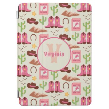 Country Cowgirl Boots Adorable Stick Horse Western Ipad Air Cover by LilPartyPlanners at Zazzle