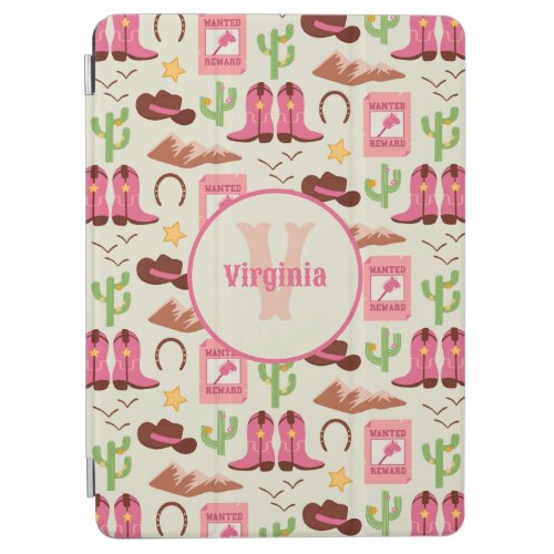 Country Cowgirl Boots Adorable Stick Horse Western iPad Air Cover
