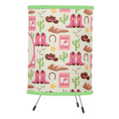 Country Cowgirl Boots Adorable Stick Horse Western Tripod Lamp (Right)