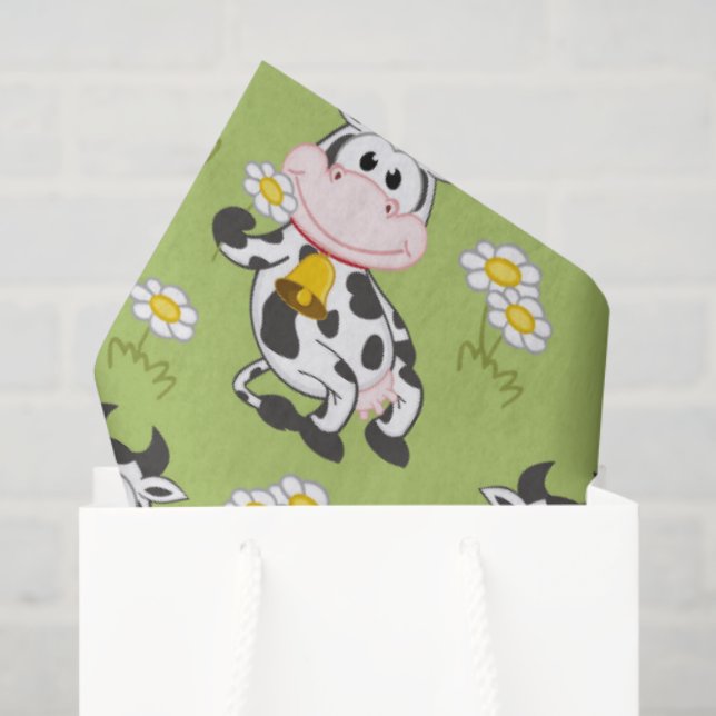 Country Cows  Tissue Paper (Gift Bag)