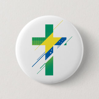 Country & Creed - Brazil Pinback Button