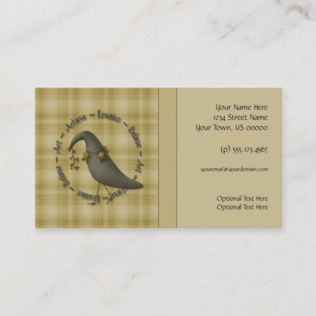 Country Crows Business Card (Front)