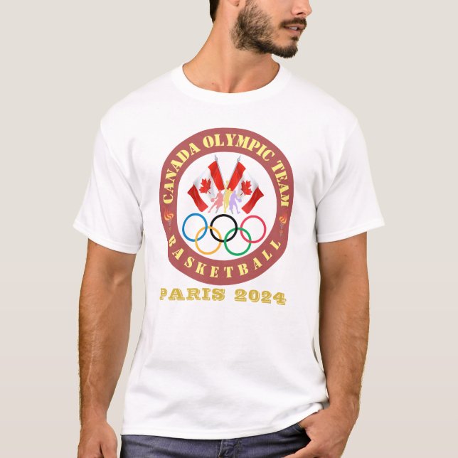 Country Customize (e.g. Canada) Olympic Team  T-Shirt (Front)
