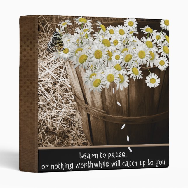 Country Daisies Binder (Front/Spine)