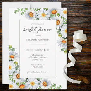 Country Daisies Bridal Shower Invitation