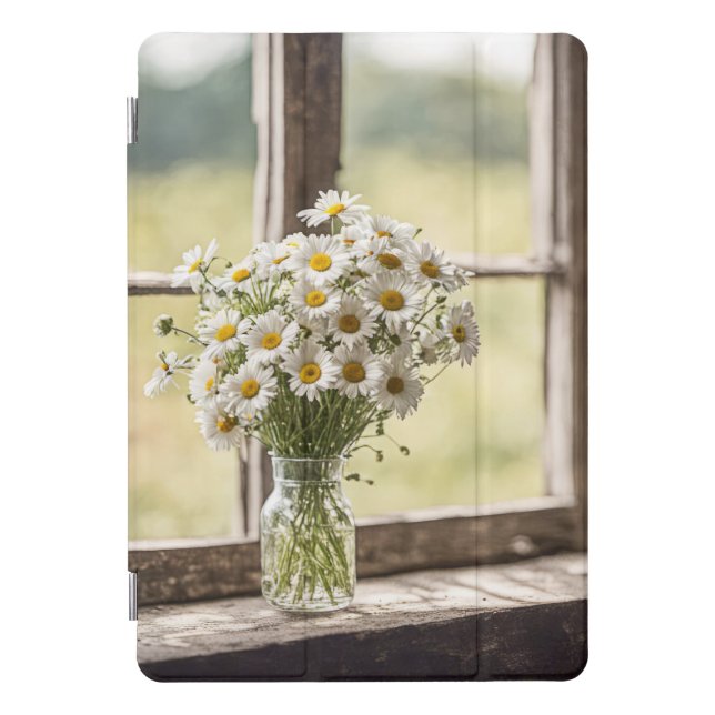 Country Daisy Bouquet In Window iPad Pro Cover (Front)