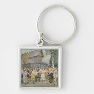 Country Dance, 1917-22 Keychain