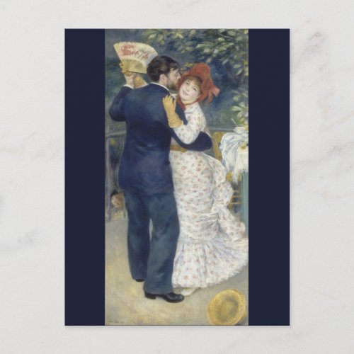 Country Dance Pierre_Auguste Renoir Postcard