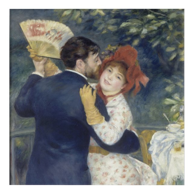 Country Dance - Renoir Impressionist Painting Acrylic Print (Front)