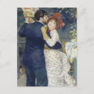 Country Dance - Renoir Impressionist Painting Postcard