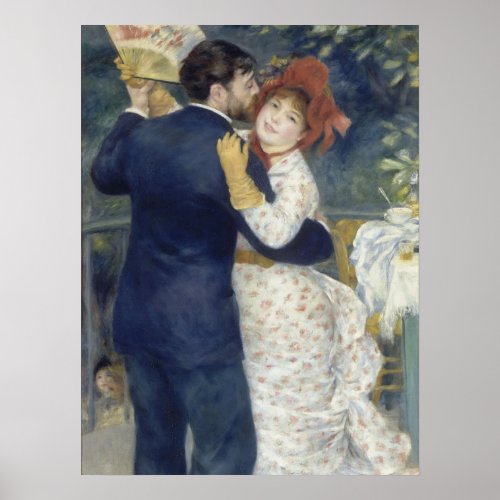 Country Dance _ Renoir Impressionist Painting Poster