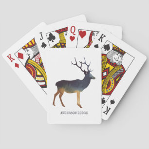 Country Deer Poker Cards
