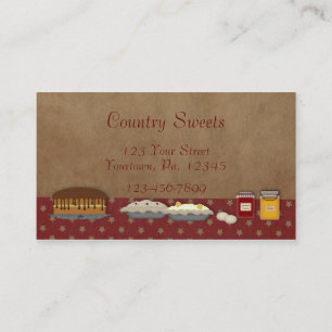 Country Desserts Business Card