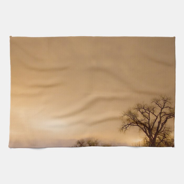 Country Dirt Road Into The Storm Kitchen Towels