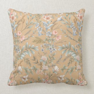 Country Dream Flowers Choose Dream Color Throw Pi Throw Pillow
