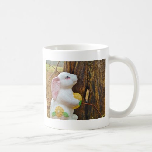 Country Easter Bunny Coffee Mug