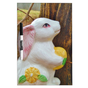 Country Easter Bunny Dry-Erase Board