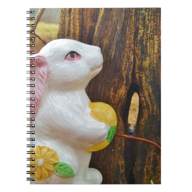Country Easter Bunny Notebook (Front)