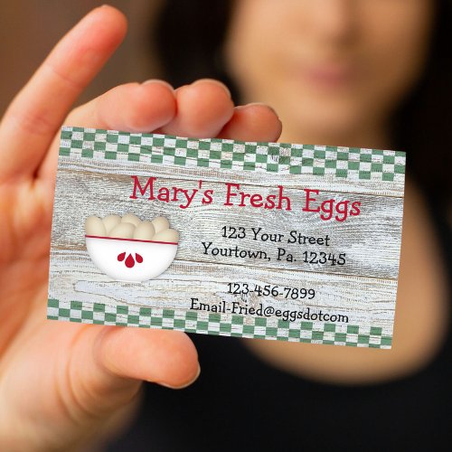 Country Eggs Business Card