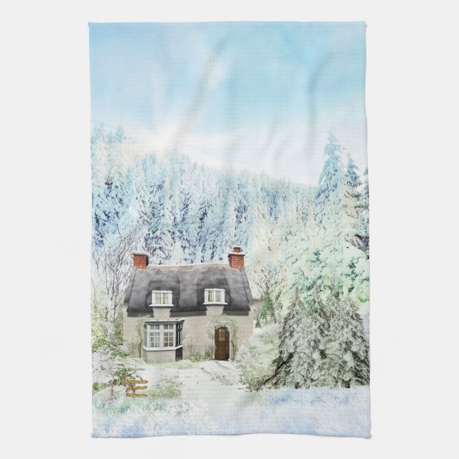 Country English Cottage Towel (Vertical)