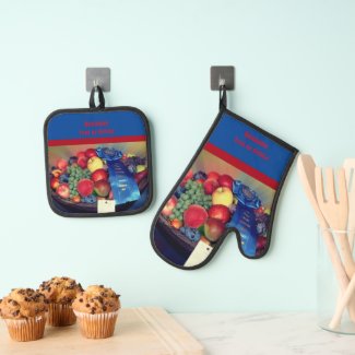 Country Fair Blue Ribbon Fruit Personalized