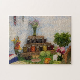 Country Fair Preserves And Produce Jigsaw Puzzle