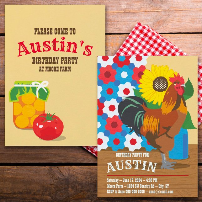 Country Fair Still Life Invitation (Creator Uploaded)