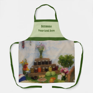 Country Fair Vegetables Personalized Apron