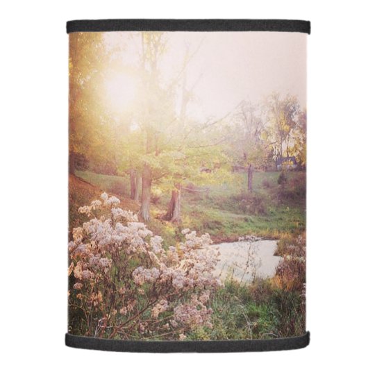 Country Fall Sunset Lamp Shade (Right)