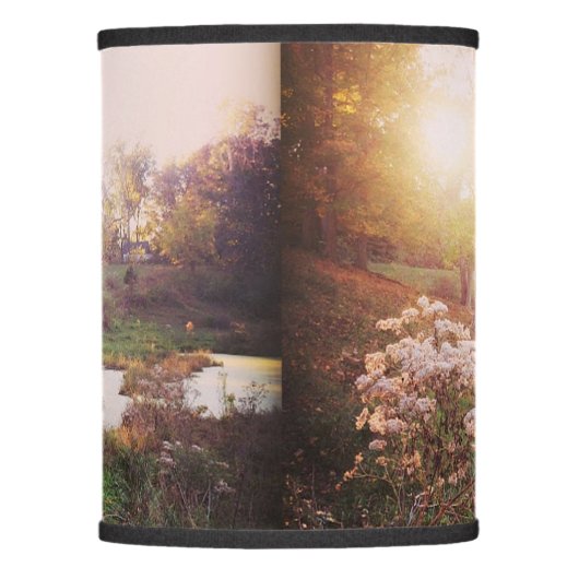 Country Fall Sunset Lamp Shade (Front)