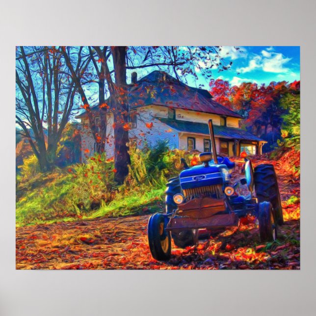 Country Farm Art Poster (Front)