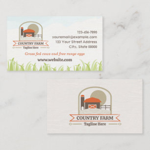 Country Farm Business Card