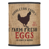 Country Farm Fresh Eggs Lamp Shade (Front)