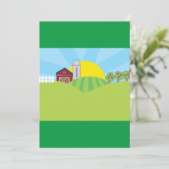 Country Farm Invitation | Zazzle