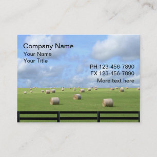 Country Farm Land Business Card