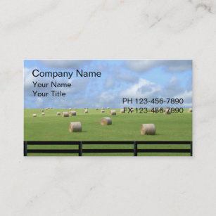Country Farm Land Business Card