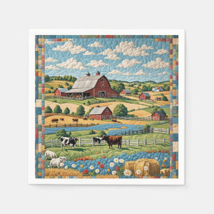 Country Farm Quilt Napkins