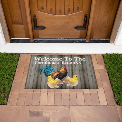 Country Farmhouse Welcome Doormat